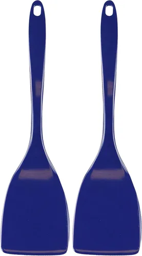 Vista 22 de Reston Lloyd - Espátula para sartenes antiadherentes, resistente al calor, aleta, sin BPA, utensilio de melamina con mango ergonómico de 11 Negro