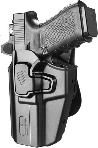 Vista 9 de Funda universal OWB para Glock/S&W/Sig/Springfield/CZ/Beretta/Taurus/Canik/FN/ 1911/Walther, se adapta a más de 100 pistolas de tamaño completo