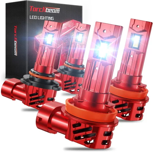 Vista 21 de Torchbeam Bombillas LED 9005/H11, paquete de 4