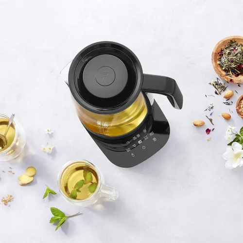 Vista 5 de Tetera de vidrio ZWILLING Enfinigy, tetera de té, color negro