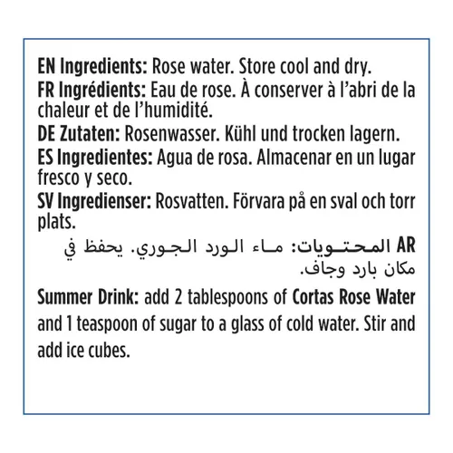 Vista 6 de Cortas Agua de rosas prémium de 10 oz - Paquete de 2