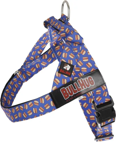 Vista 12 de BULLHUG Arnés ajustable para perro, sin tirones, sin estrangulamiento, para bulldogs ingleses, bulldogs franceses, pugs y razas de pecho ancho