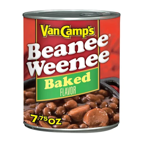 Van Camp's Beanee Weenee al horno, alimentos enlatados, 7.75 oz