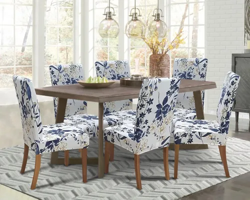 Vista 51 de SPRINGRICO Juego de 4 fundas para sillas de comedor, fundas elásticas para sillas de comedor, de elastano lavables, fundas para sillas Parsons