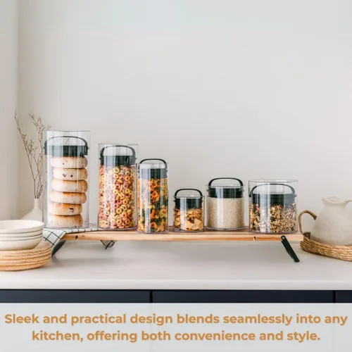 Vista 4 de Prepara Evak Fresh Saver - Almacenamiento de alimentos de plástico, grande/alto, negro