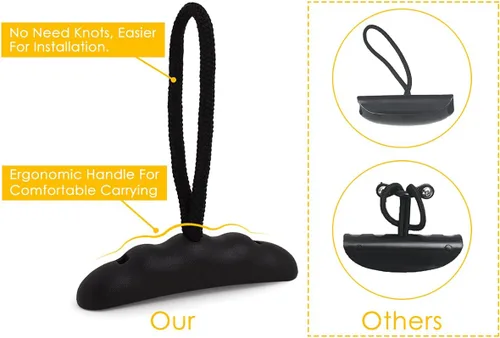 Vista 4 de DS. DISTINCTIVE STYLE Kayak Handles 2 Pieces Carry Handles Replacement Kayak Accessories