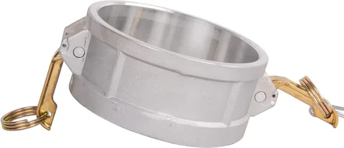 Vista 6 de 1 pieza de accesorios de bloqueo de leva de aluminio (parte de 4 pulgadas CC) de manguera de leva y ranura, tapa antipolvo con asas de latón