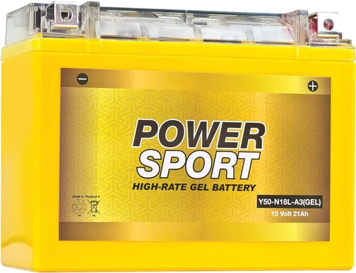 ExpertPower Y50-N18L-A3 - Batería de gel para motocicleta de 12 V, 21 Ah, 340 CCA de repuesto para GL1500 Gold Wing 1500CC (1988-2000), baterías ATV