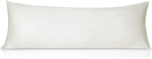 Vista 9 de Leeden - Funda de almohada corporal 100% algodón, 800 hilos, 21x54, funda de almohada corporal suave y transpirable larga para adultos y mujeres