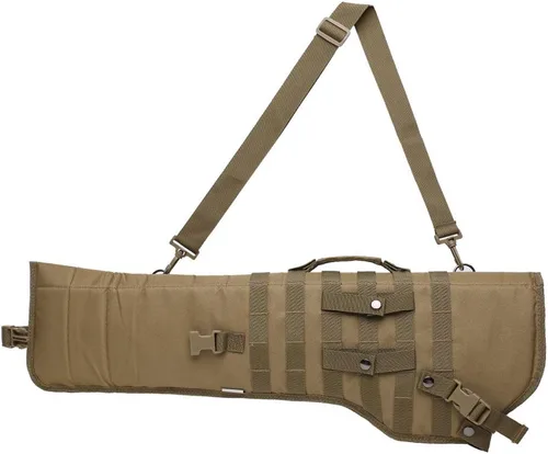 Vista 9 de Funda táctica para rifle Waxaya, bolsa de hombro para escopeta con parte superior abierta