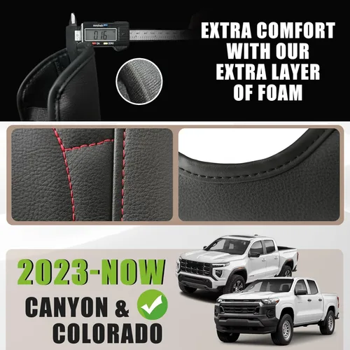 Vista 353 de Muslogy Funda para reposabrazos de consola central apta para Chevy Silverado/Tahoe y GMC Sierra/Yukon 2007-2013, cómoda almohadilla