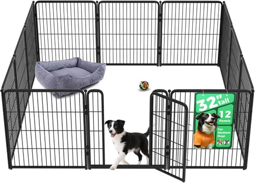 Vista 68 de FXW Homeplus Unleashed Corralito para Perros de Interior - Juego Sin Estrés y Seguro, Resistente de 24 Pulgadas 2 Paneles Corralito para Cachorros