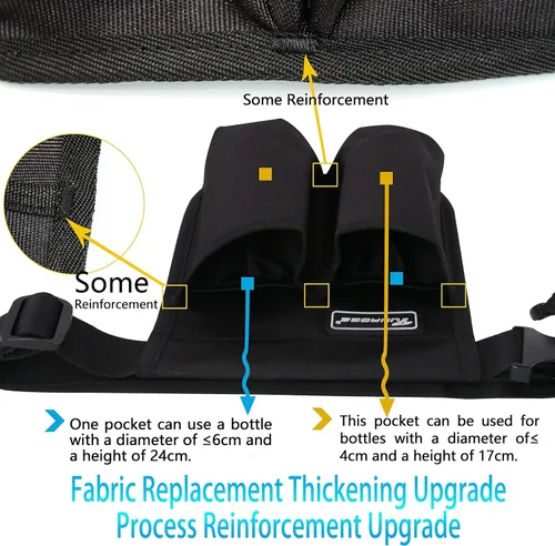 Vista 3 de Funda de aceite de masaje, bolsa de botella de masaje, funda para loción, masajista, masaje, funda de aceite, loción de masaje... (1kd9D-negro)