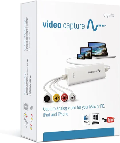 Vista 6 de BCAPTURE DC60 - Adaptador de captura de video USB 2.0 con software de edición de video, Blanco
