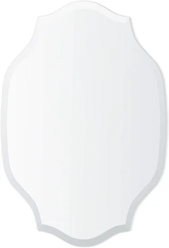Vista 13 de Better Bevel - Espejo ovalado oblongo, sin marco, de 20 x 30 pulgadas, borde biselado de 1 pulgada, espejo de pared de baño