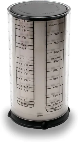 Vista 4 de KitchenArt Professional Series 2 Cup Adjust-A-Cup, Champagne Satin, Adjustable, 1/8 to 2-Cup