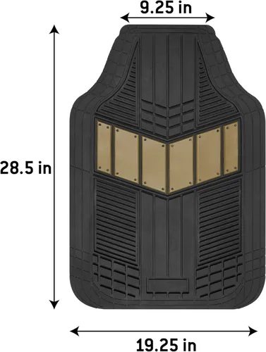 Vista 9 de Motor Trend DualFlex - Tapetes de goma de dos tonos para automóvil, SUV, camioneta, camión