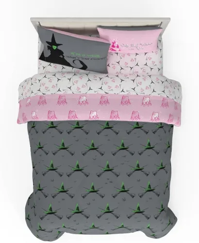 Vista 84 de Franco - Juego de ropa de cama coleccionable Nintendo Donkey Kong, 5 piezas, edredón reversible supersuave y juego de sábanas con funda