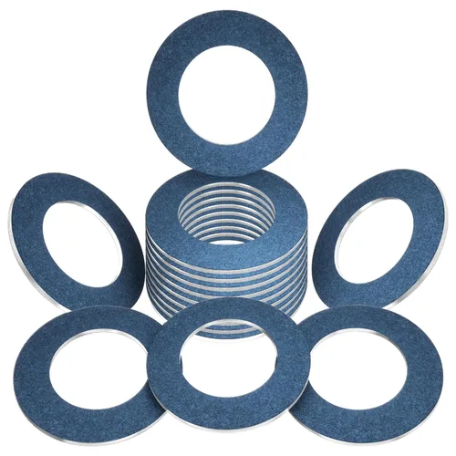 Vista 24 de 15 piezas de arandelas de sello de junta de aplastamiento de tapón de drenaje de aceite y líquido de transmisión - 16 mm de reemplazo para Subaru PN