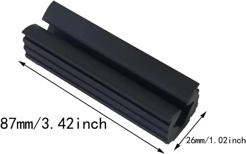 Vista 3 de Abrazadera de tornillo para palos de golf, 2 piezas, abrazadera de tornillo de goma de doble cara de calidad para eje de golf, reparación de rehaft