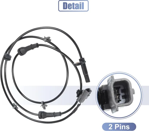 Vista 6 de uxcell Sensor de velocidad de rueda delantera izquierda derecha ABS Sensor No.479101KA0A apto para Nissan Juke 1.6L CVT 2WD BASE 2011-2017