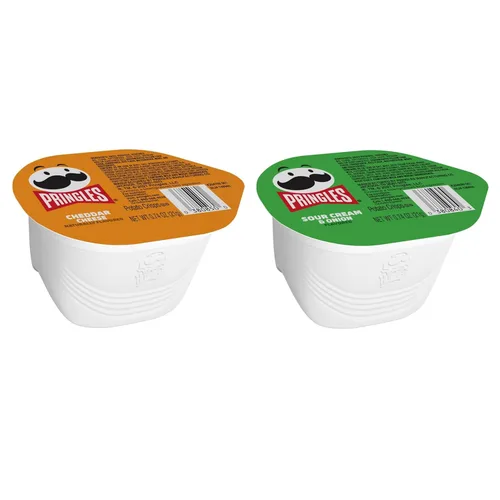 Vista 7 de Pringles Papas fritas de patata, pilas de aperitivos, aperitivos para el almuerzo, paquete variado (36 tazas)