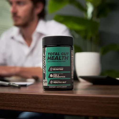 Vista 7 de ONNIT Total Gut Health Daily Digestive Support IGEN Suplemento digestivo probado sin OMG para mujeres y hombres con 7 cepas de probióticos