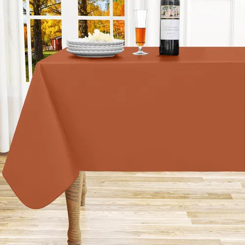 Vista 60 de homing - Mantel cuadrado de vinilo, mantel de plástico impermeable y a prueba de derrames con respaldo de franela, cubierta de mesa fácil de limpiar