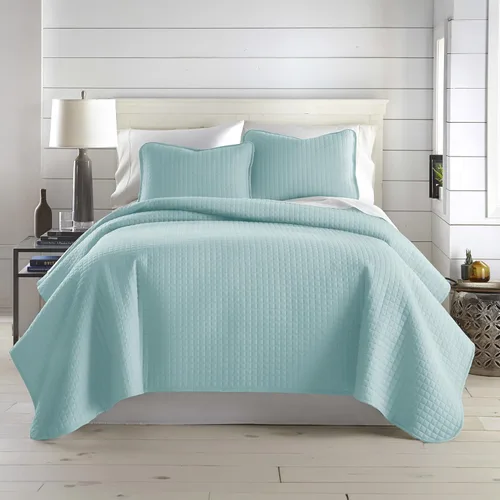 Vista 32 de Southshore Fine Living, Inc. Edredón acolchado de verano, juego de ropa de cama tamaño Queen con 2 fundas de almohada acolchadas, colcha con diseño