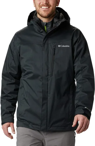 Vista 32 de Columbia - Chaqueta Whirlibird IV Interchange para hombre, impermeable y transpirable Estampado De Camuflaje Mod Verde Piedra