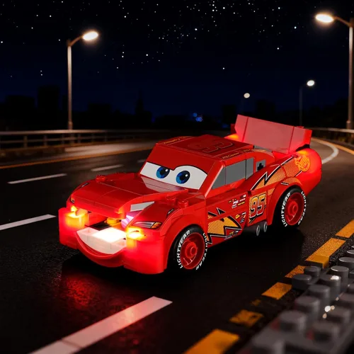 Vista 11 de Vaodest Luz LED para Lego 10295 Creator Expert Porsche 911, diseño y configuración compatible con el modelo 10295