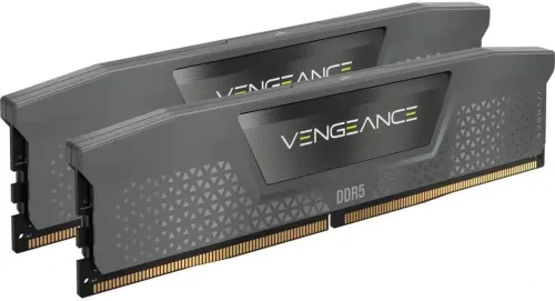 Vista 2 de CORSAIR Vengeance DDR5 RAM 32 GB (2 x 16 GB) 6400 MHz CL36-48-48-104 1.35V AMD EXPO Intel XMP 3.0 Memoria de computadora de escritorio - Gris