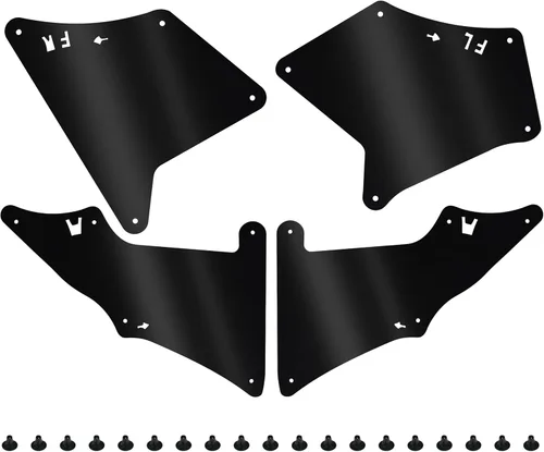 Vista 6 de ECOTRIC Protector contra salpicaduras compatible con Toyota 4 Runner 2003-2022 2007-2014 FJ Cruiser 2003-2020 Land Cruiser 2003-2020 Lexus GX460