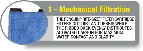 Vista 7 de MarineLand - Filtro de potencia Penguin, cartucho de tamaño común