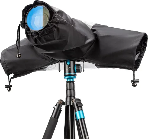 Cubierta impermeable profesional de la lluvia de la cámara para Canon para Nikon para Sony para Fujifilm y más cámaras DSLR sin espejo con lente,