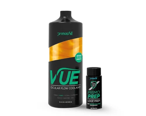 Vista 9 de PrimoChill Vue - Refrigerante de refrigeración por agua para computadora, flujo visual, sólido/no transparente, protección completa, PrimoPrep