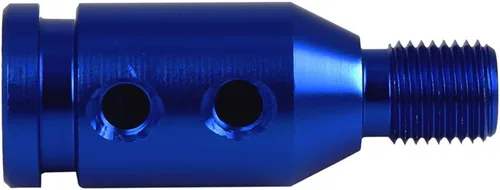 Vista 4 de X AUTOHAUX M12 X 1.25 Adaptador de pomo de cambio de marcha universal para coche azul para cambio sin rosca