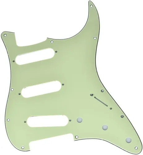 Vista 11 de KAISH - Golpeador de 11 agujeros estilo ST/Strat, SSS, para Stratocaster de EE. UU./México, perla de abulón