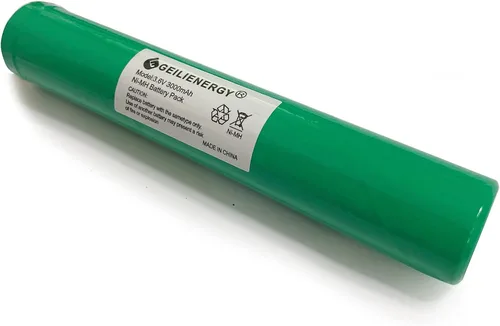 Vista 4 de Batería Ni-MH de 3.6 V 3000 mAh (paquete de 3) compatible con Streamlight Stinger 75375 75175 LED HP, XT, DS, PolyStinger, Pelican M9, FL126 linterna