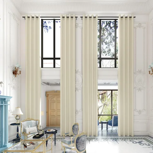 Cortinas opacas extralargas – Cortinas de sala de estar de 2 pisos de altura – Cortinas altas para techo alto o ventana larga – 144 156 168 192 204