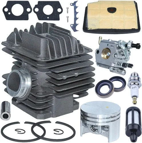 Fricgore Spare Parts for 40mm Cylinder Carburetor for Stjhl MS200T 020T Chainsaw Felling Dog Top End Kit Garden Tool Parts Moto Sierra Gasolina