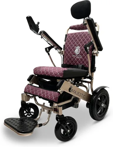 Vista 36 de Majestic - Silla de ruedas eléctrica reclinable automática, capacidad de peso de 350 libras, rango de batería de 19 millas, sillas de ruedas