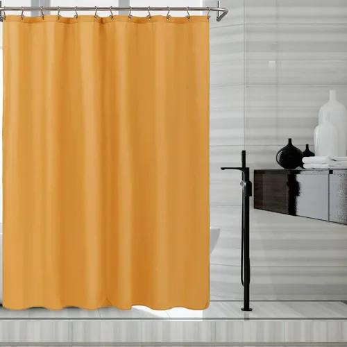 Vista 24 de LLSCL Forro de cortina de ducha de tela con imanes, calidad de hotel impermeable, 72 x 72 pulgadas, lavable a máquina