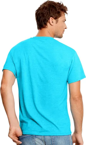 Vista 2 de Hanes, remera fresca de tres productos para hombre X-Temp, IQ, M, Rojo Profundo Jaspeado