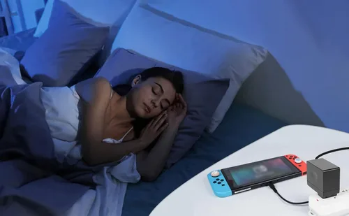 Vista 7 de Cargador de 10 pies para Nintendo Switch y Switch Lite y Switch OLED, compatible con Nintendo Switch TV Dock Mode Adaptador de fuente