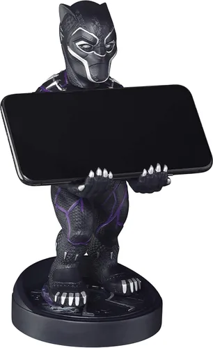 Vista 6 de Exquisite Gaming Cable Guy - Marvel Avengers End Game Black Panther - Charging Controller and Device Holder - Toy