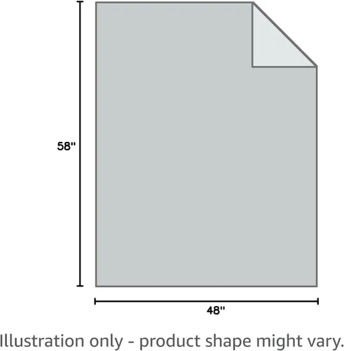 Vista 9 de Manta PetFusion para mascotas de calidad. Reversible, de color gris, de microfelpa. 100% de poliéster suave., Gris (slate gray)