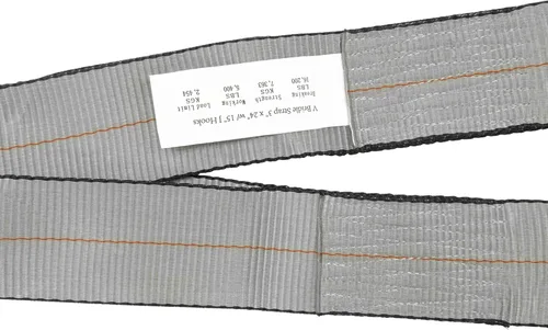 Vista 7 de Mytee Products Correas de remolque en V de 3 x 24 pulgadas con mango largo de 15 pulgadas, carga de trabajo de 5400 libras Correa en V