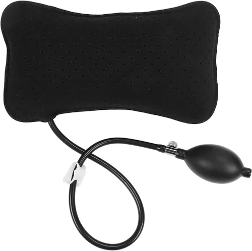 ZJchao Almohada lumbar inflable, almohada de apoyo lumbar inflable, cojines de asiento trasero, almohada de apoyo lumbar sólido lavable, soporte