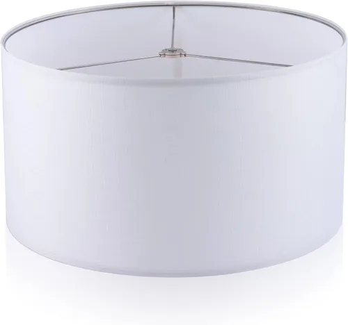 Vista 11 de Wellmet Requiere ensamblaje de pantalla de lámpara de 18"x18"x12" para lámpara de mesa, lámpara de cabecera, lámpara de pie, pantalla de lámpara